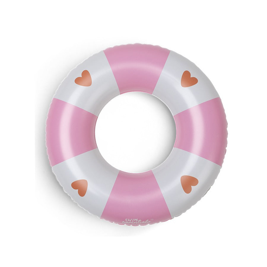 Accesorios de natación | Flotador - Rosa - Corazones acogedores - Ø 55 cm