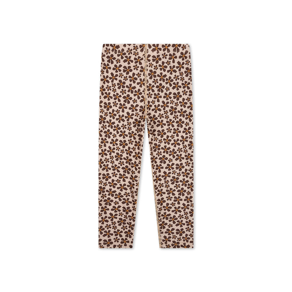 UV Legging - Girls - Orange - Wild Flowers