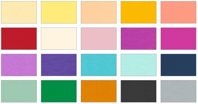 Tonzeichenpapier (130 g/m²), 50 x 70 cm, Sortiment (40 Bogen sortiert)