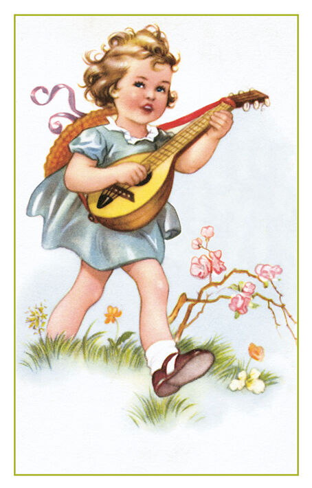 Mandolinen-Postkarte
