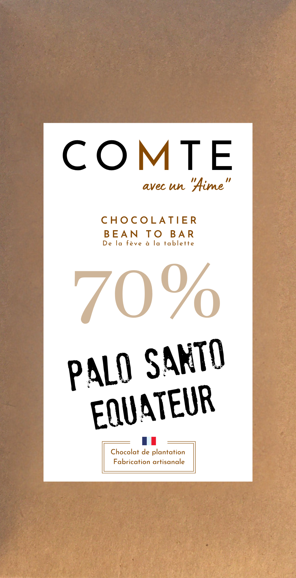 70 % dunkle Schokolade aus Palo Santo, Ecuador