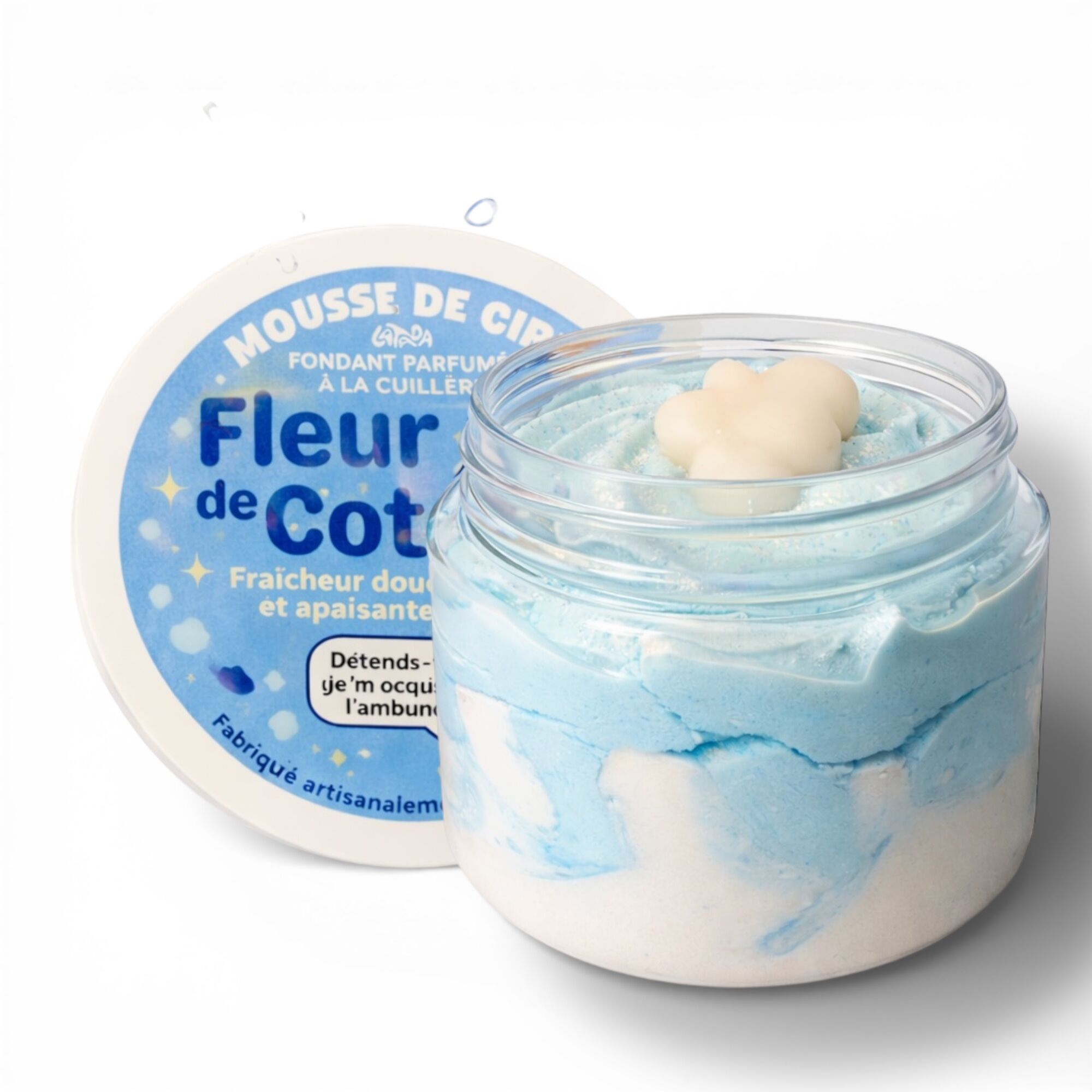 Cotton Flower Scented Wax Mousse Melt – Handmade Creamy Melt 100ml