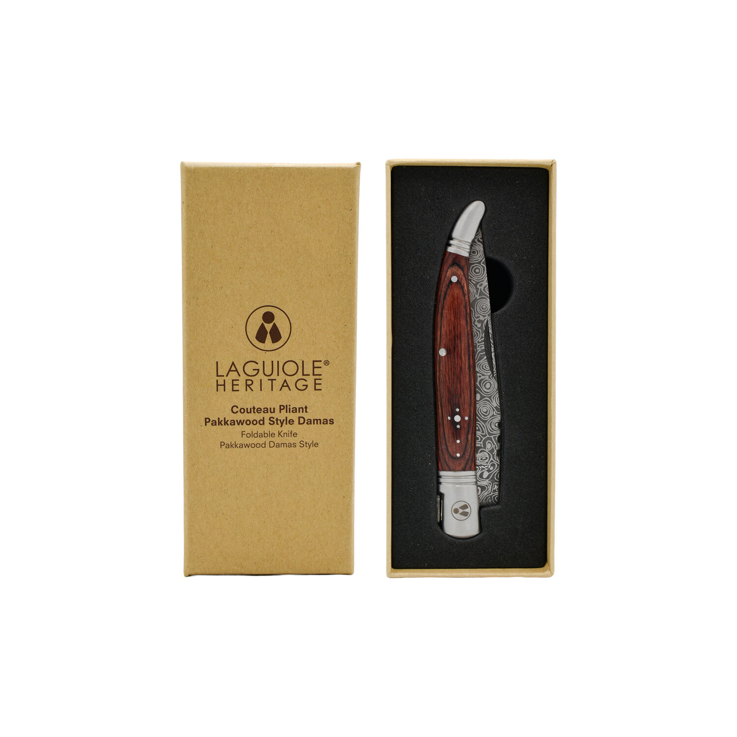 Couteau Pliant Laguiole Héritage  – Lame Cashmere Pakkawood
