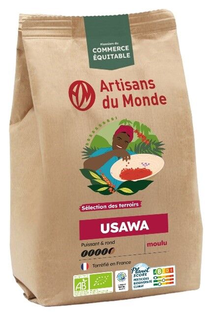 Ground Usawa strong coffee - organic - 500g