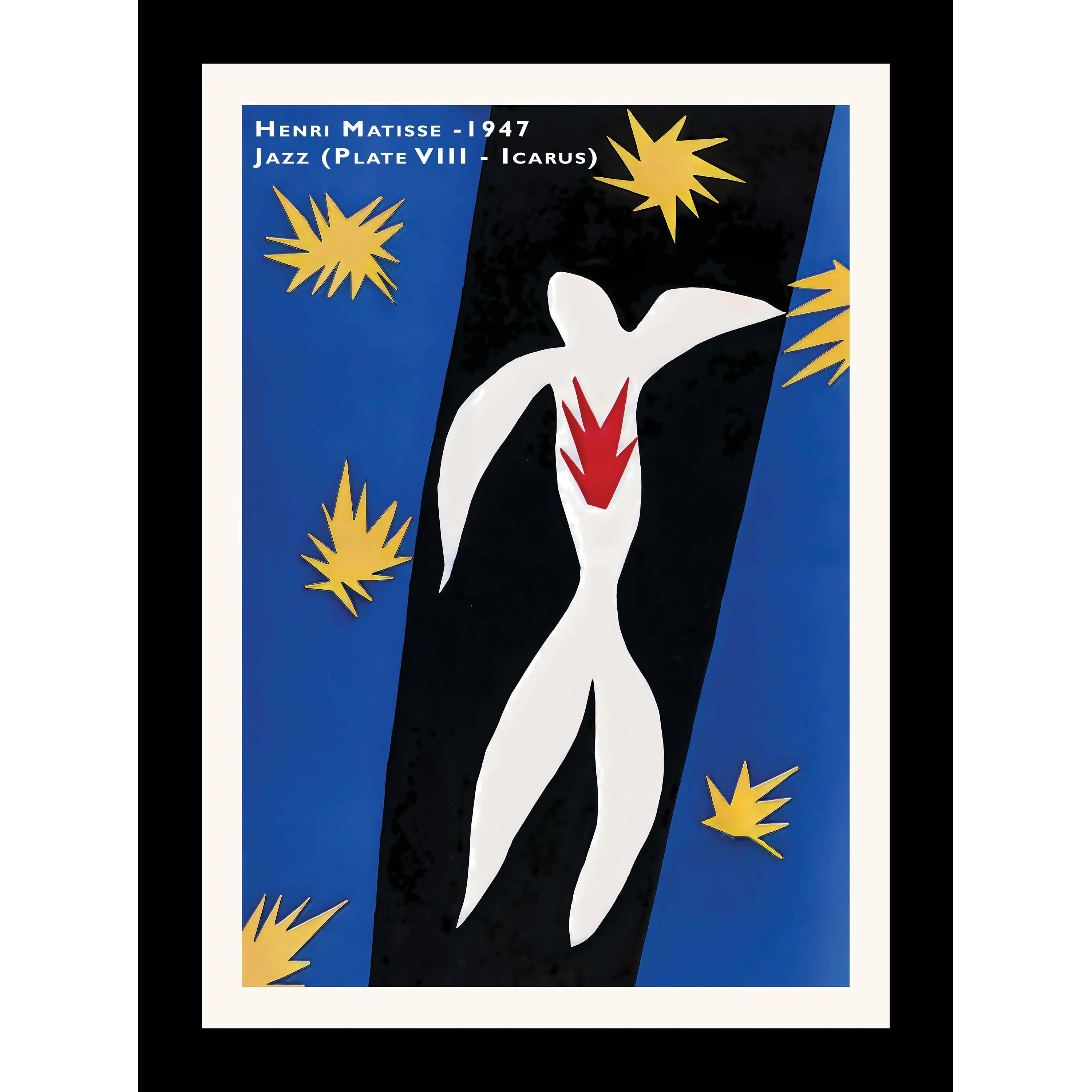 Ikarus (Jazz, Tafel VIII), Henri Matisse, 1947