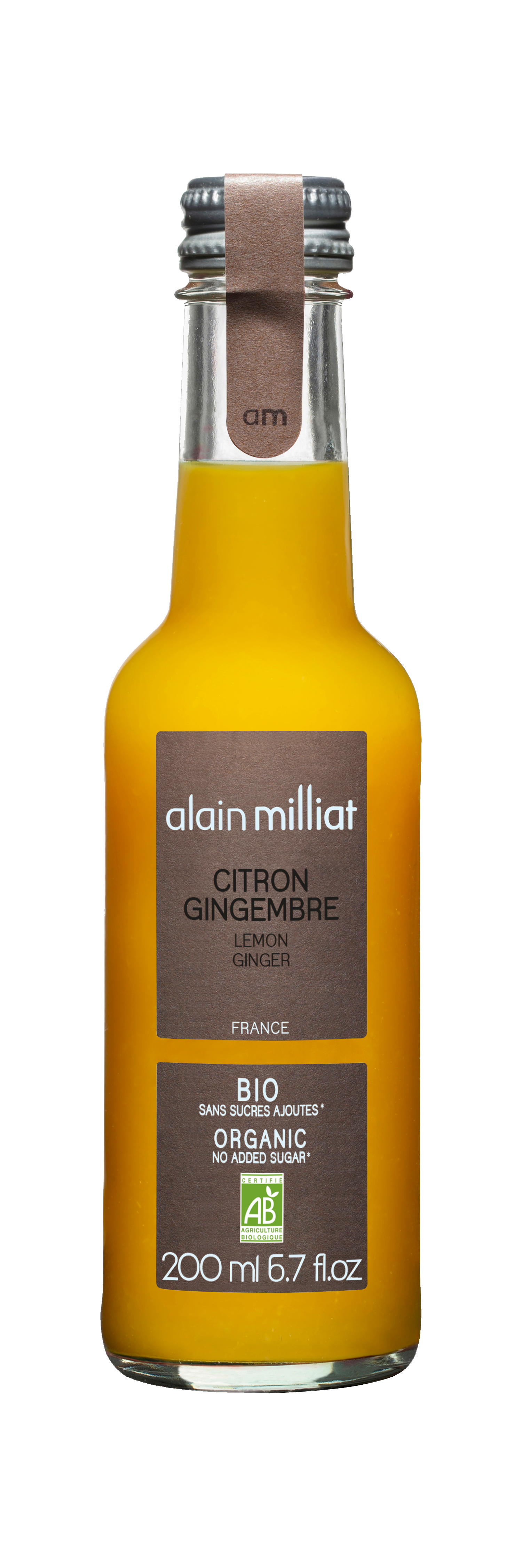 ORGANIC lemon ginger juice 20cl