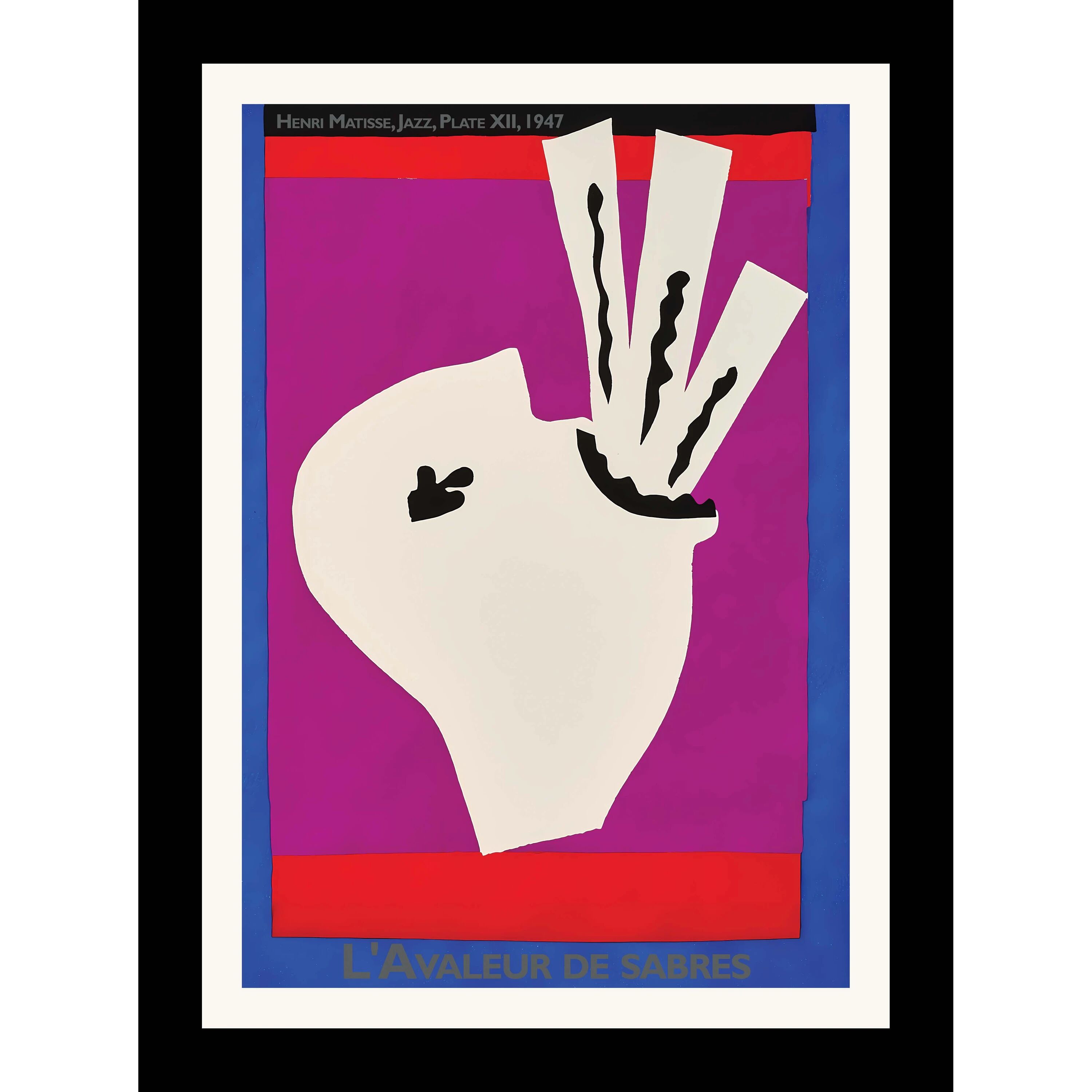 Der Schwertschlucker (Jazz, Tafel XII), Henri Matisse, 1947