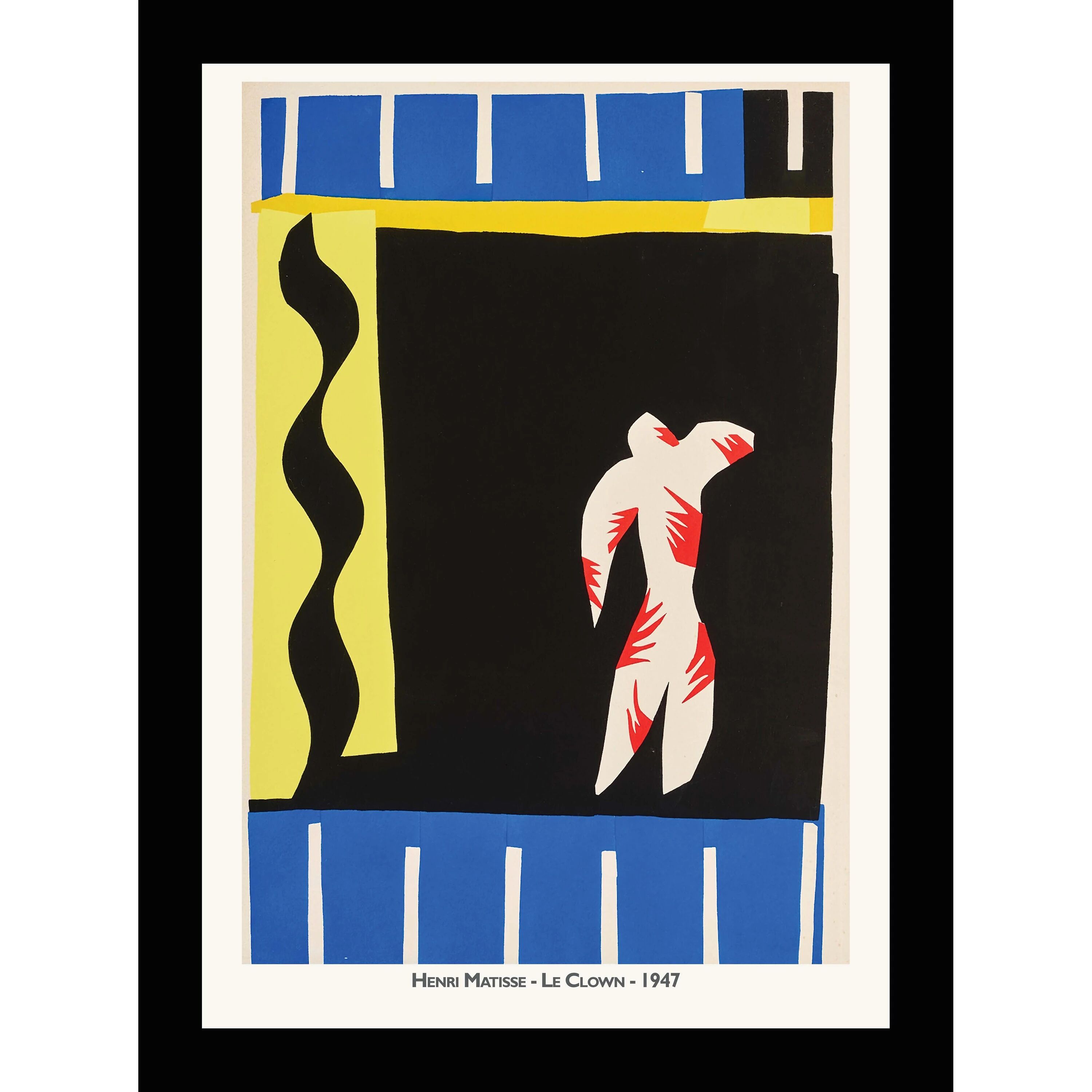 Der Clown (Jazz, Tafel 1), Henri Matisse, 1947