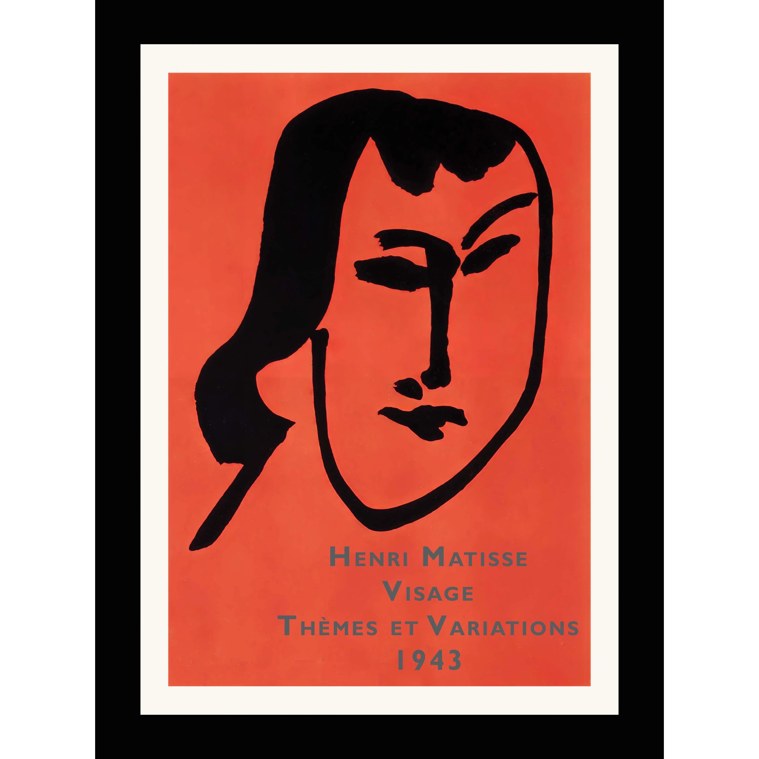 Porträt einer Frau (Visage), Henri Matisse, 1943
