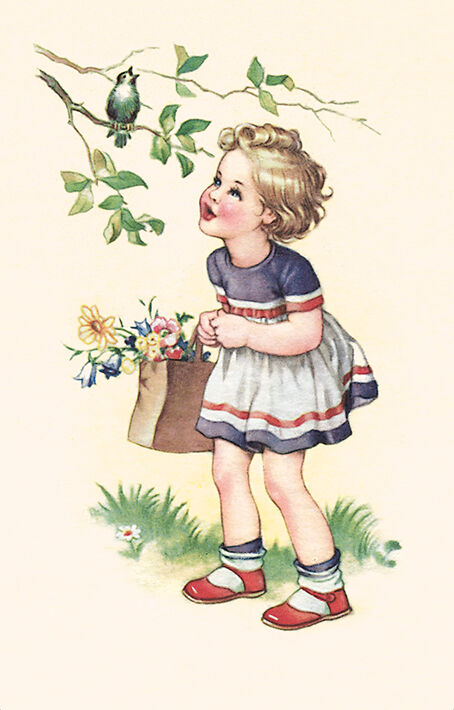 Vogel-Postkarte