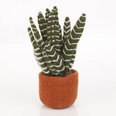 Feutre biodégradable fait à la main fausse plante Cactus décoration aloe vera