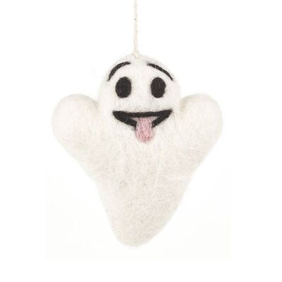 Handmade Hanging Buster the Ghost Biodegradable Halloween Decoration