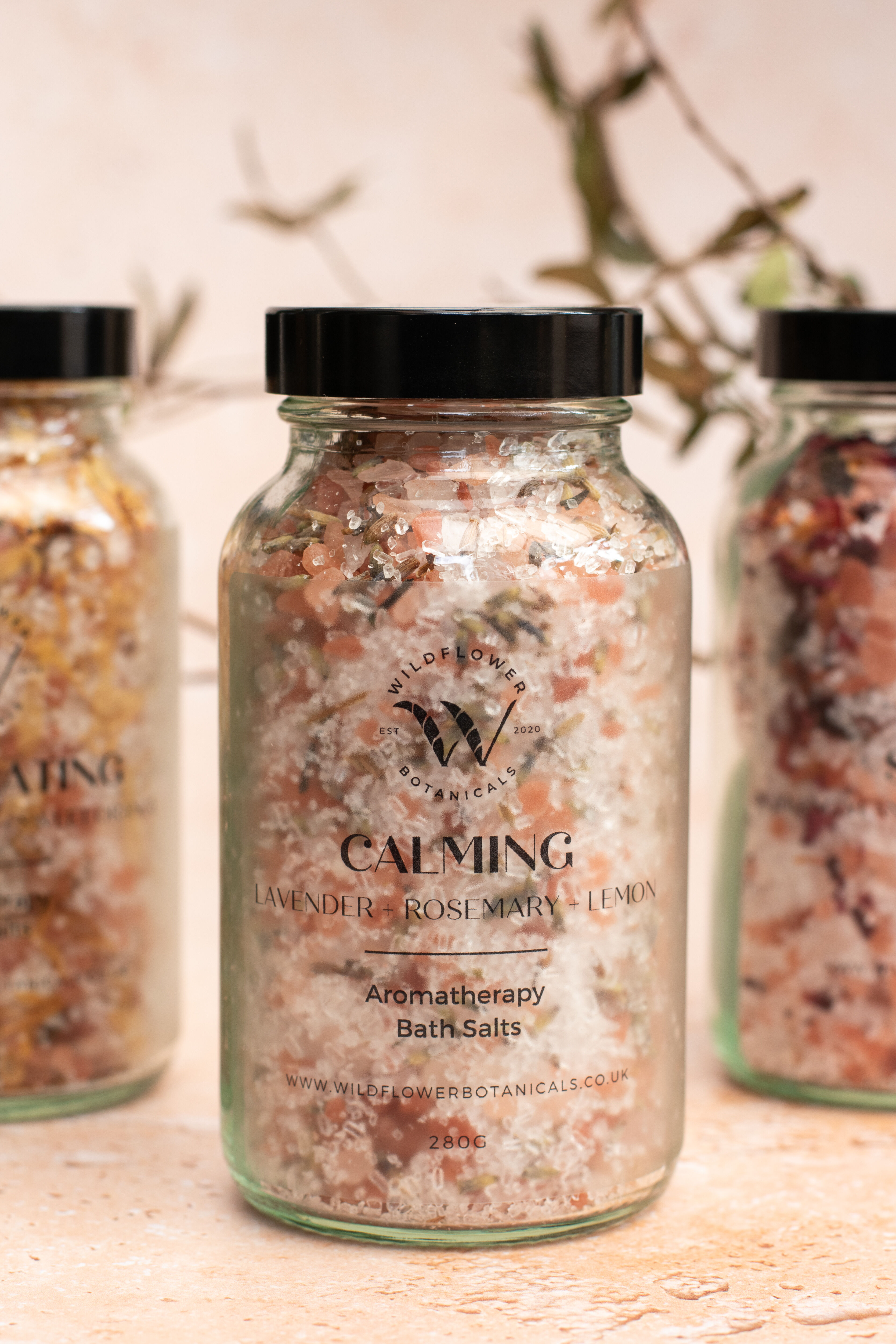 CALMING Bath Salts  | Aromatherapy Blend | All-Natural Mineral Soak
