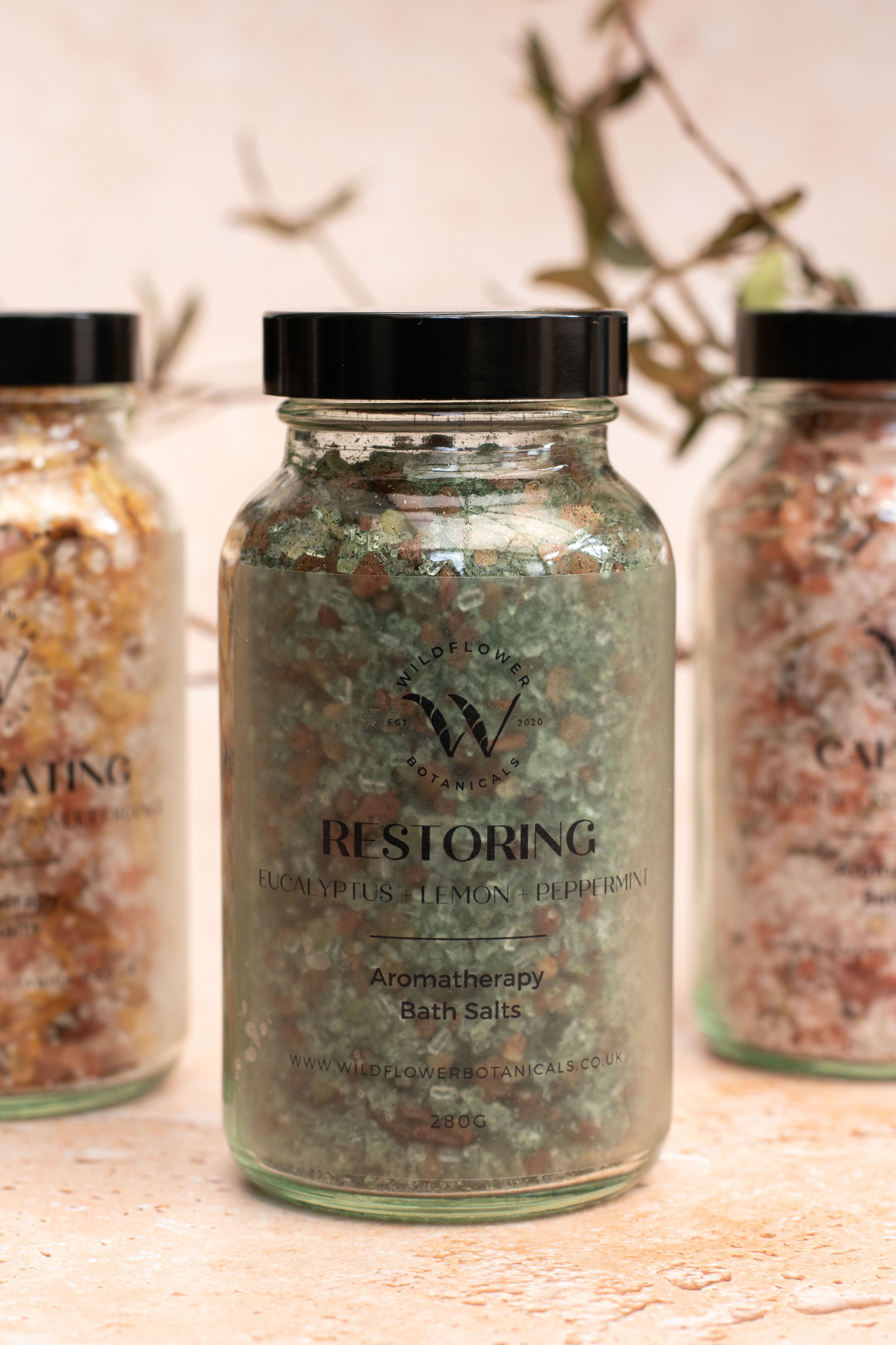 RESTORING Bath Salts  | Aromatherapy Blend | All-Natural Mineral Soak