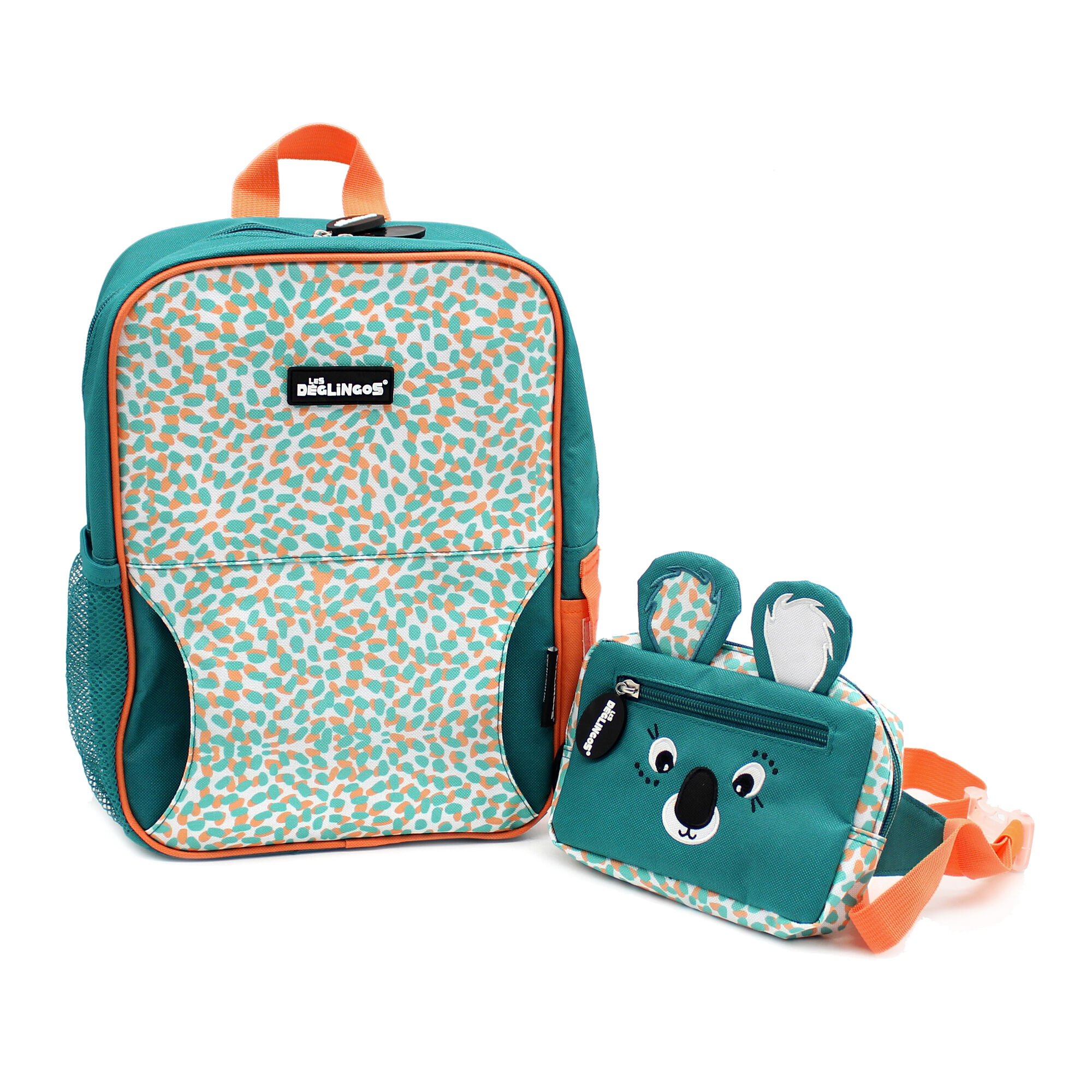 LES DEGLINGOS - SAC A DOS 2 EN 1 AVEC SAC BANANE BERLINGOS LE KOALA