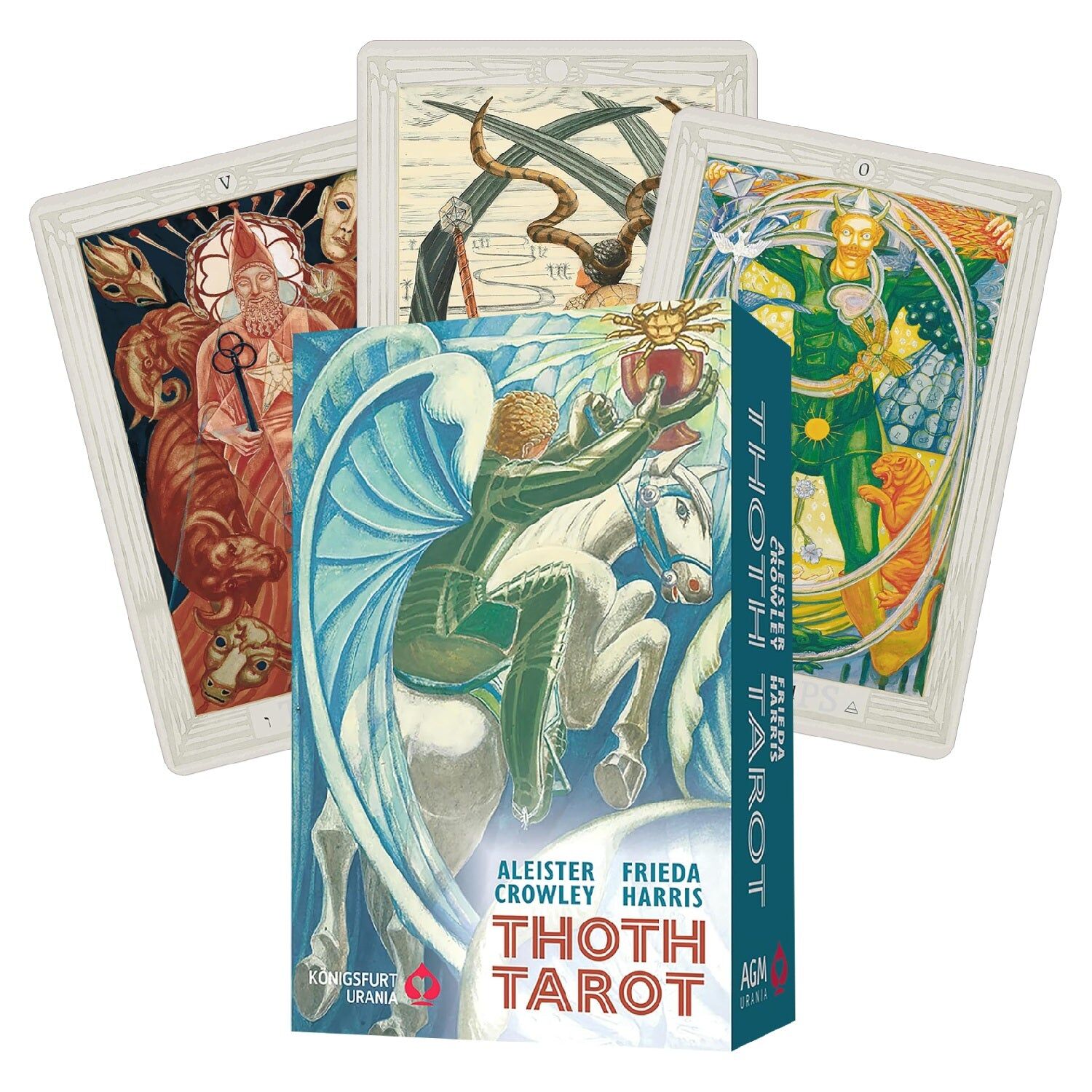 Cartas de tarot de bolsillo de Aleister Crowley THOTH AGM