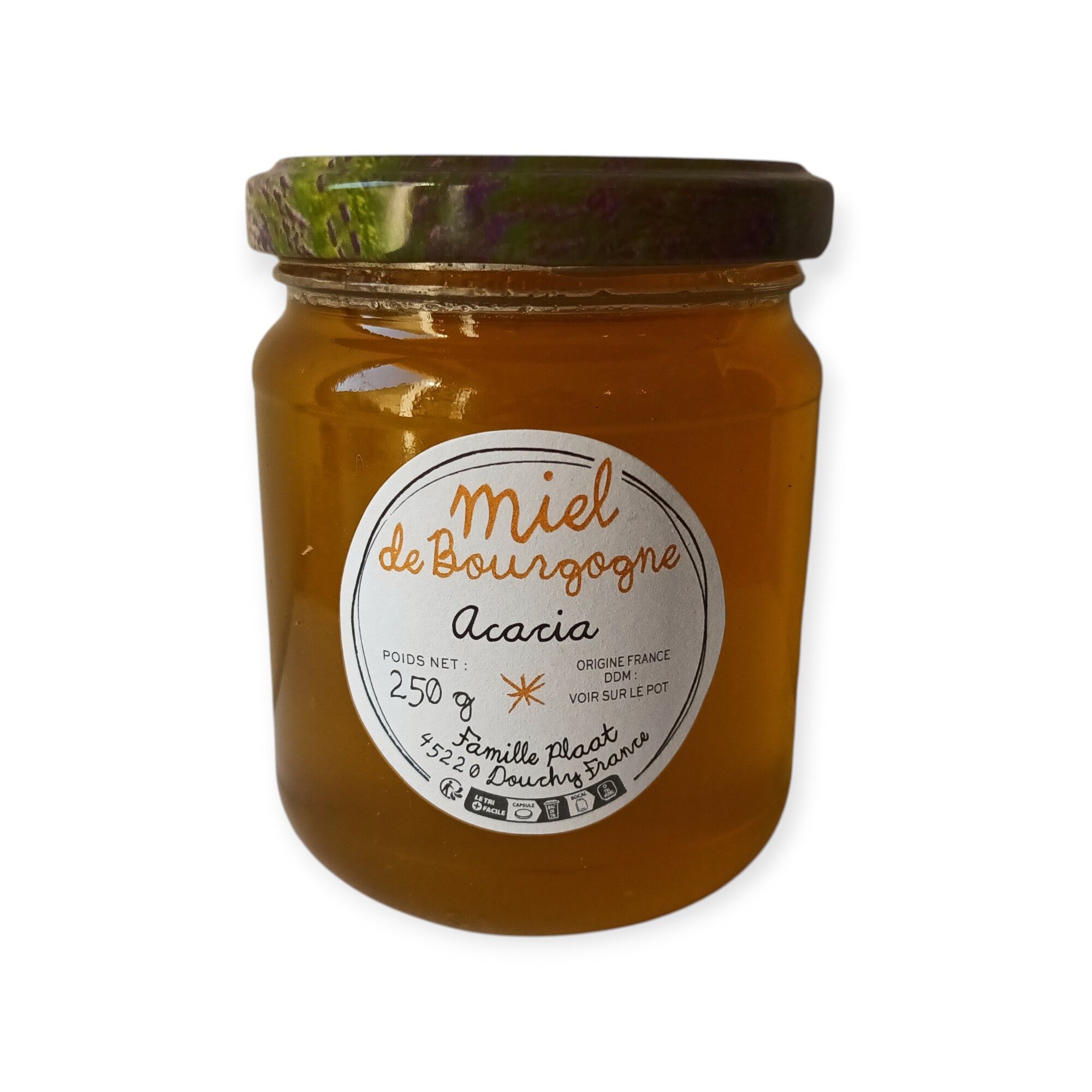 🍯 Miel d’Acacia 250g/500g – Famille PLAAT