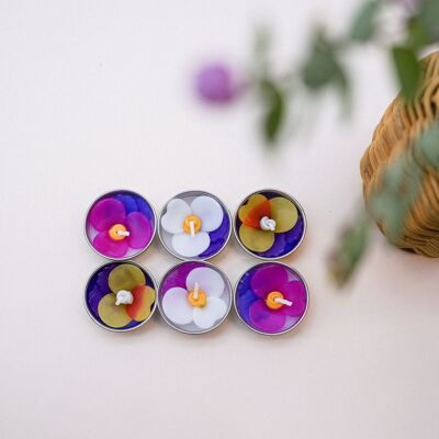 Pansy Scented Tealights