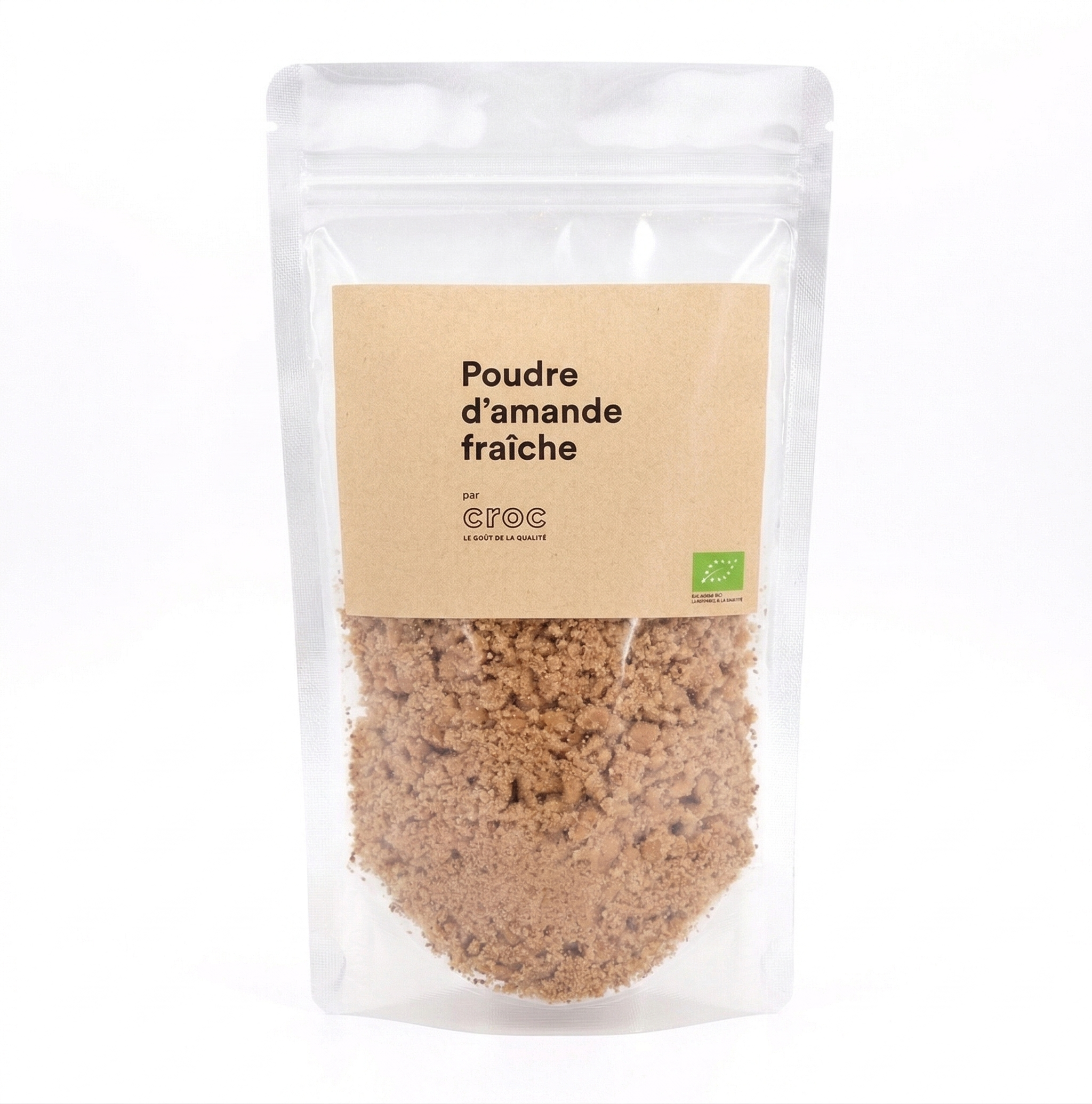 NUOVO!CROC Ultra Fresh Polvere di Mandorle Intere Biologiche 2 x 500 g