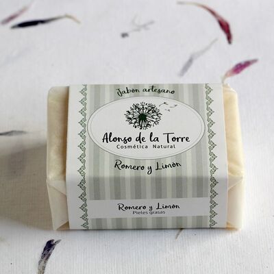 Savon artisanal romarin et citron