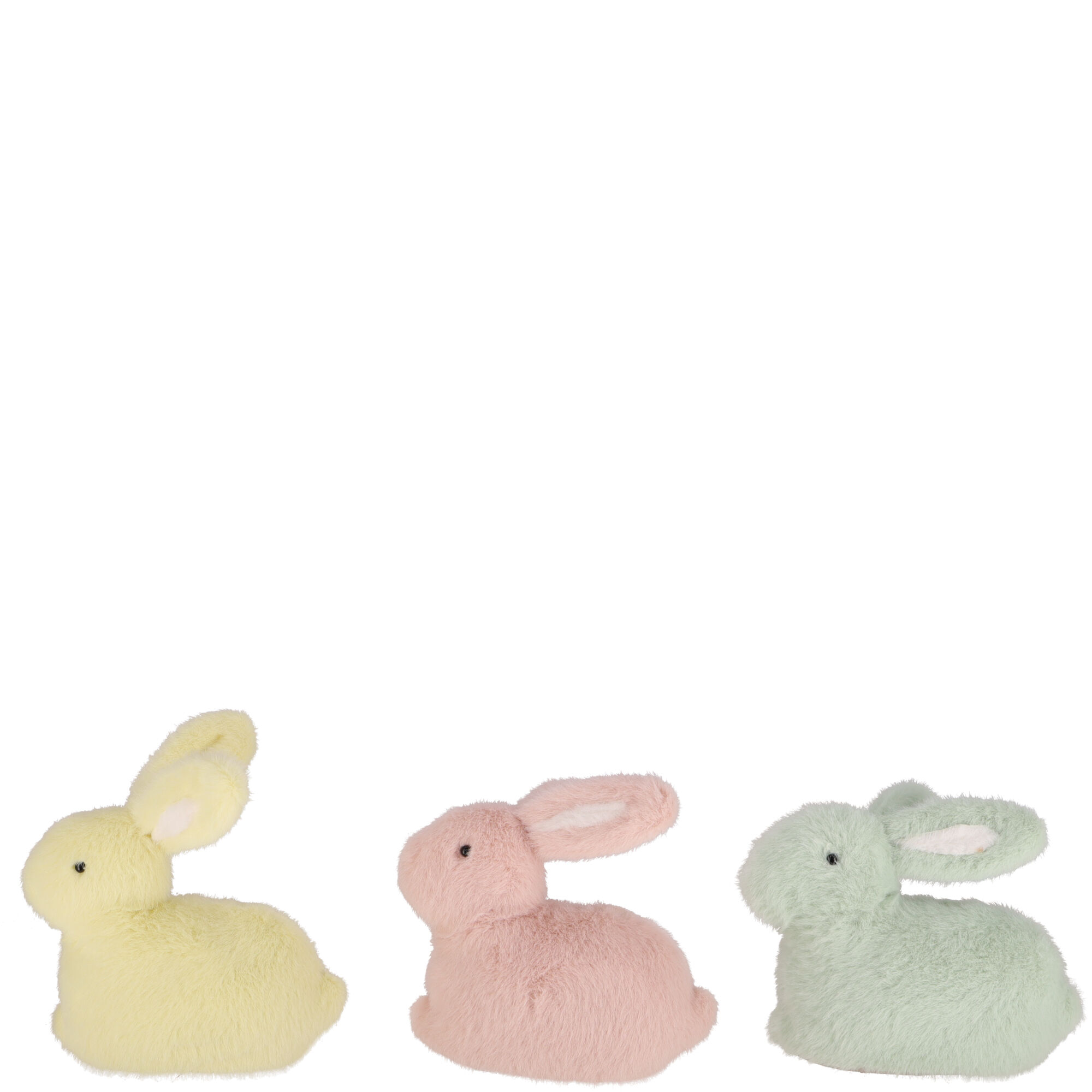 Buy wholesale Fabric rabbit Nini, 3 colors, L15cm, W6.5cm, H16cm, p