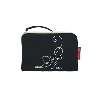 Purse / Wallet / Card Holder, 100% Cotton, "Gatuna" model