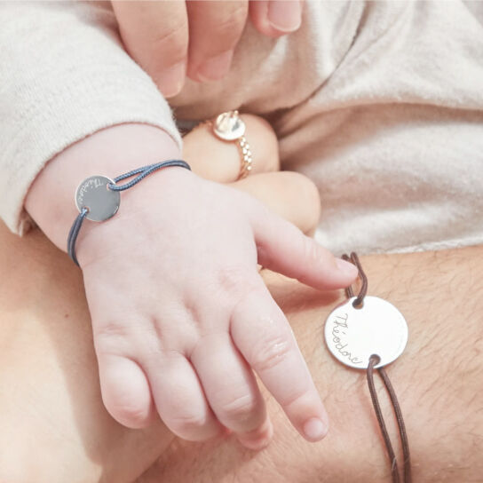 Duo di braccialetti per papà e figlio - Padre e figlio - Padre e figlia - Papà iperprotettivo