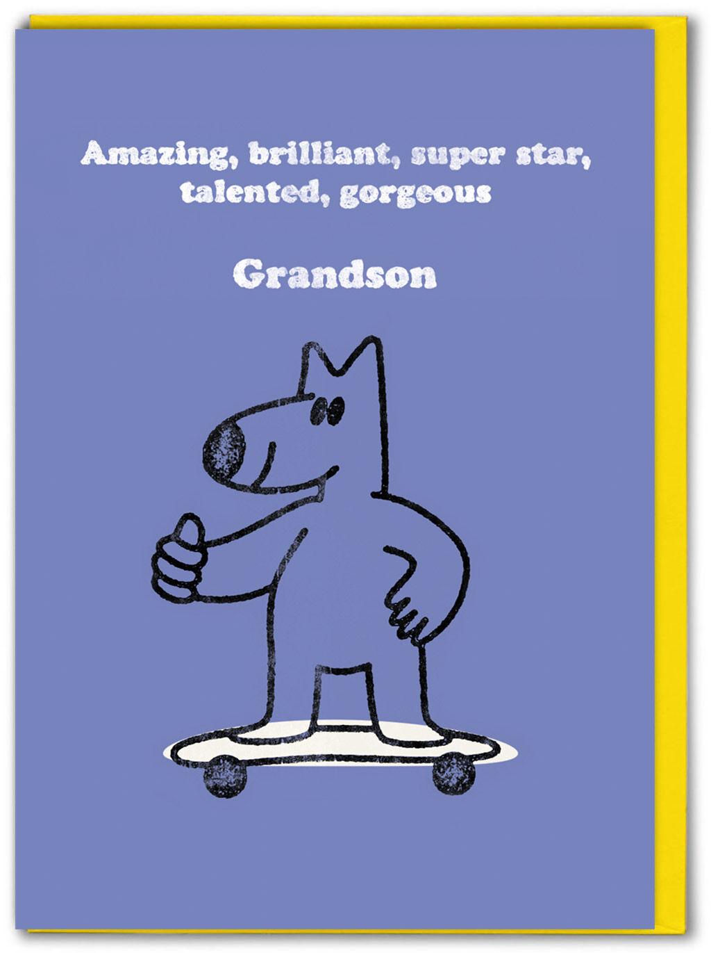 Lovely Amazing Grandson Greetings Card by Brainbox Candy
