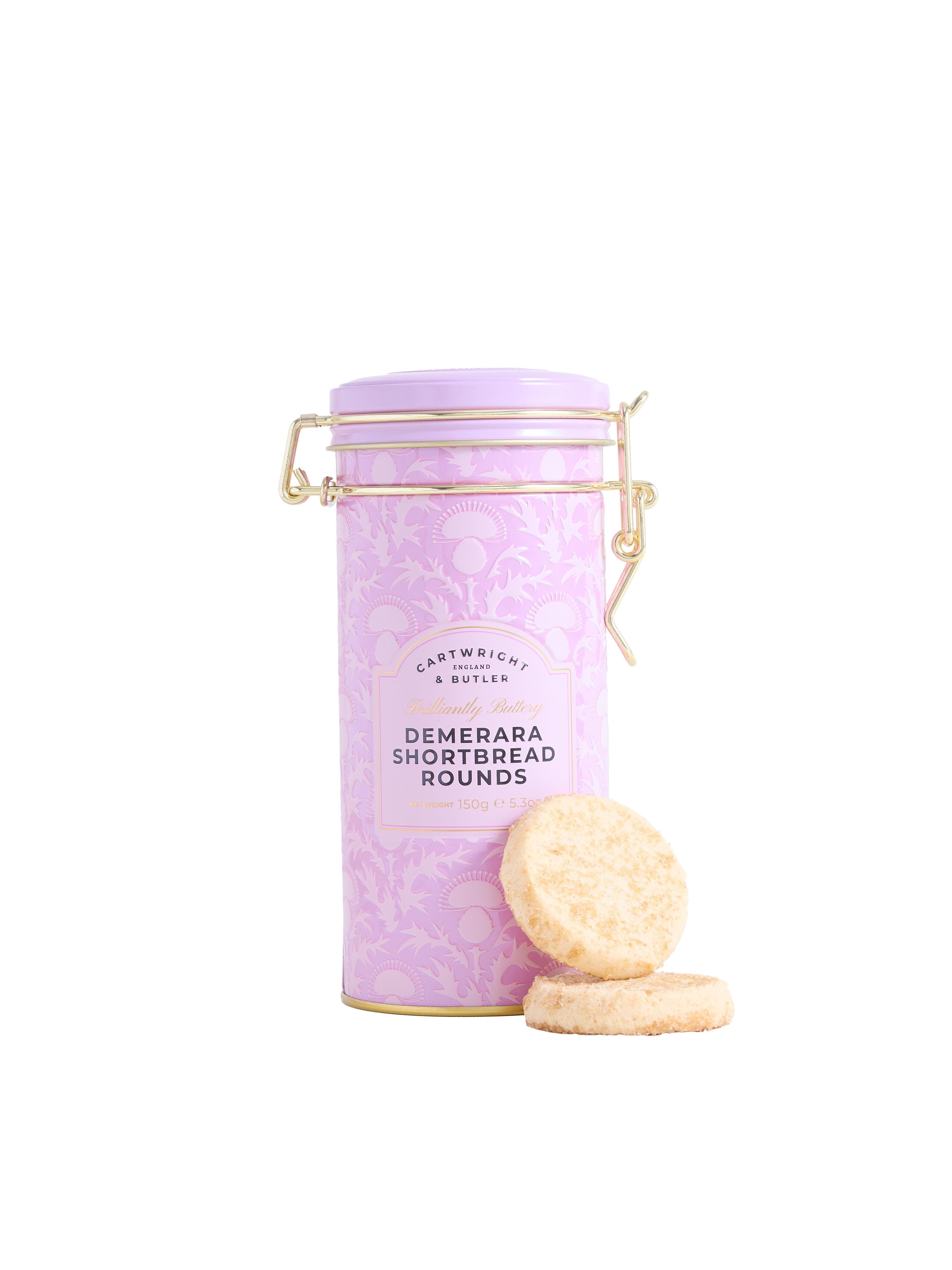 C&B - Demerara Shortbread Rounds in Tin 150g