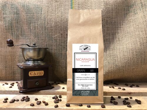 NICARAGUA MARAGOGYPE CAFE GRAIN -  250g