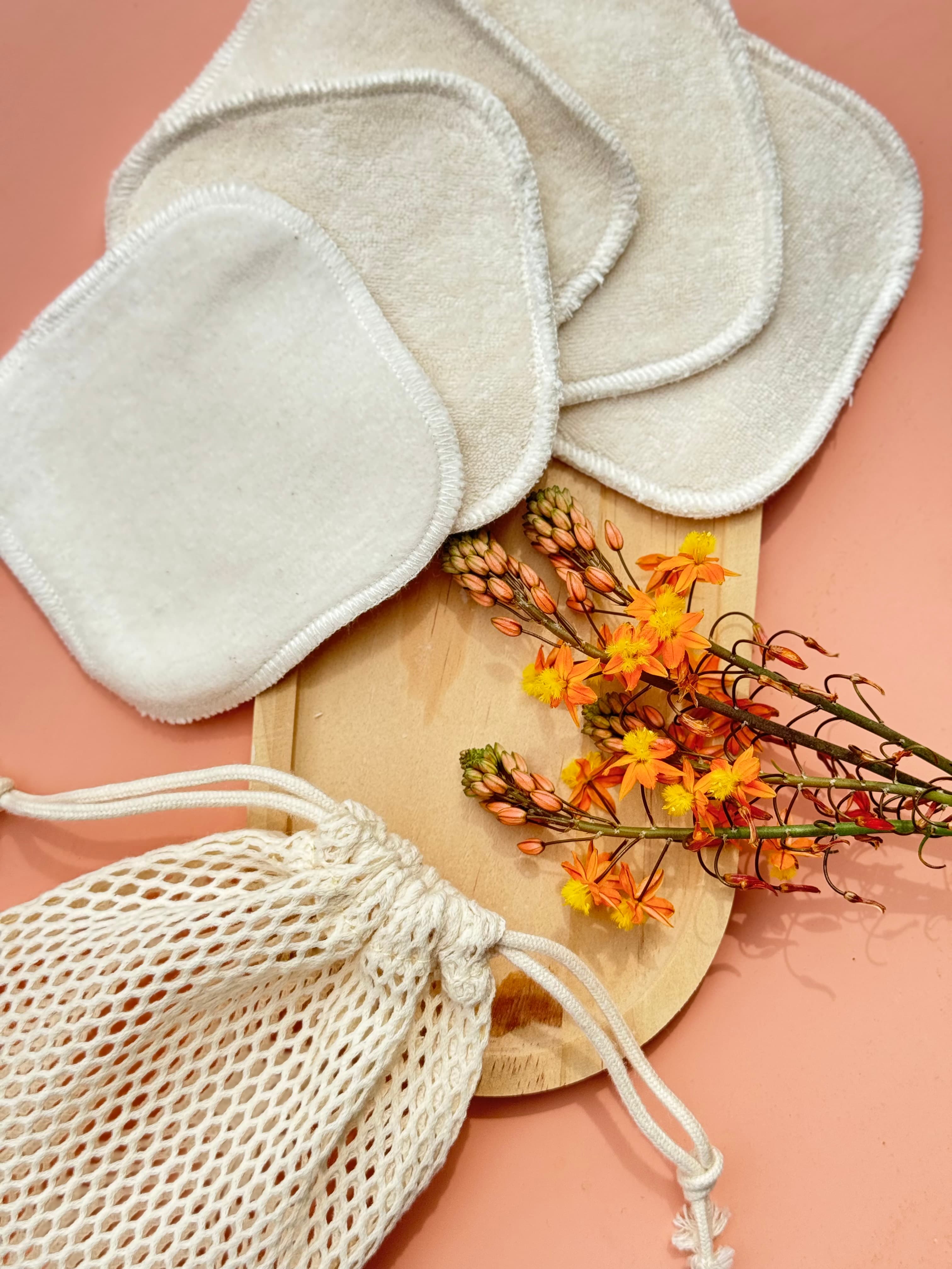 KIT LINGETTES DÉMAQUILLANTES EN COTON