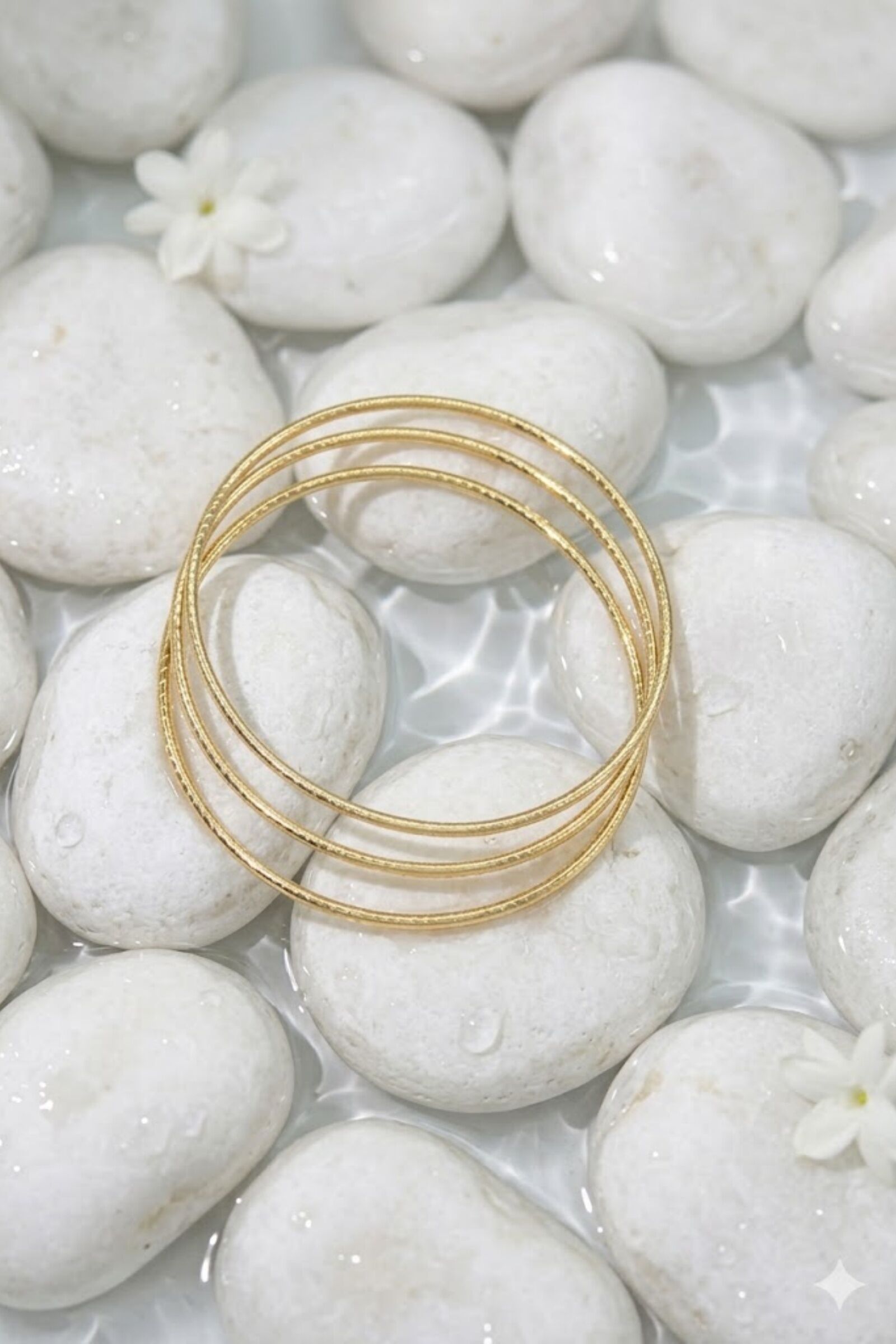 Bracelet Jonc Acier Inoxydable – Lot de 3 Minimaliste Chic