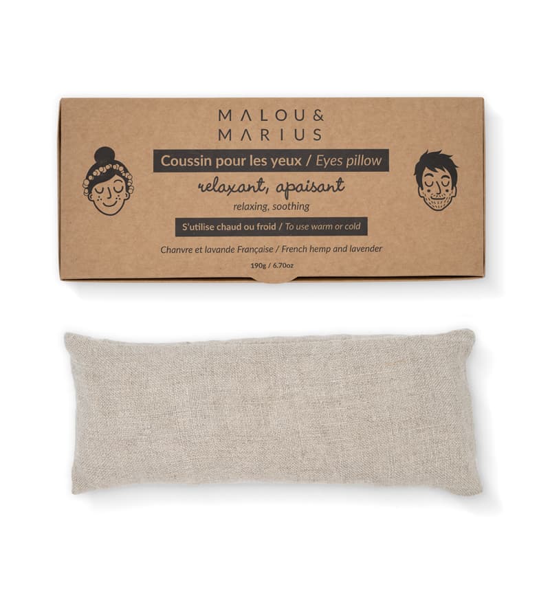 COUSSIN LESTÉ POUR LES YEUX