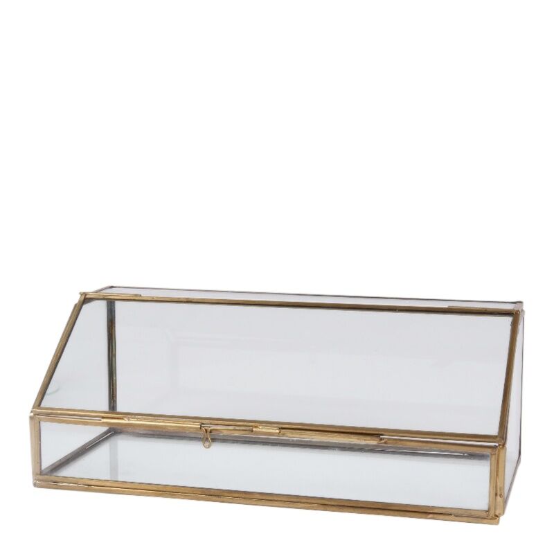 Display Box 30x12 cm - Gold - Brass / Gl