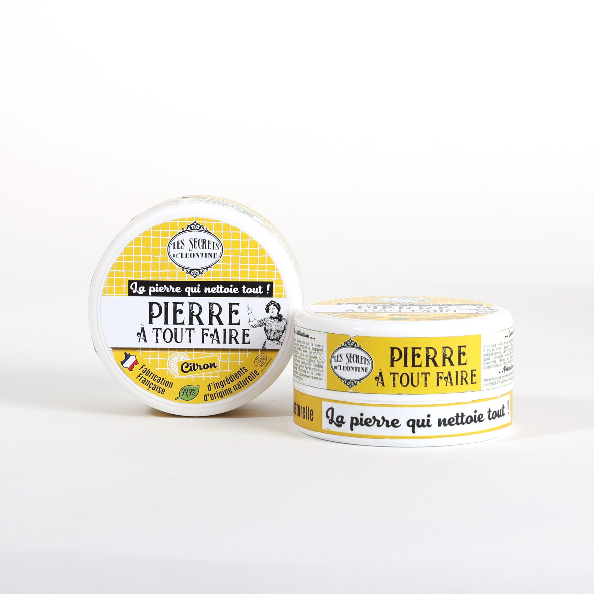 Lemon Cleaning Stone - 300g Jar