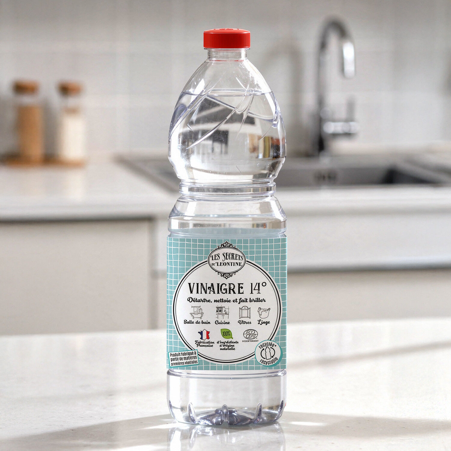 14° ECOCERT Vinegar - 1L Bottle