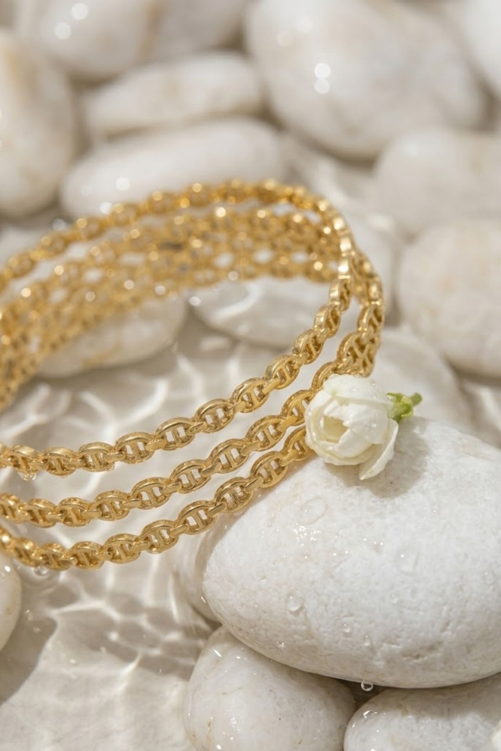 Bracelet Jonc Boucle Marine Acier Inoxydable – Lot de 3 Pièces Élégance Moderne