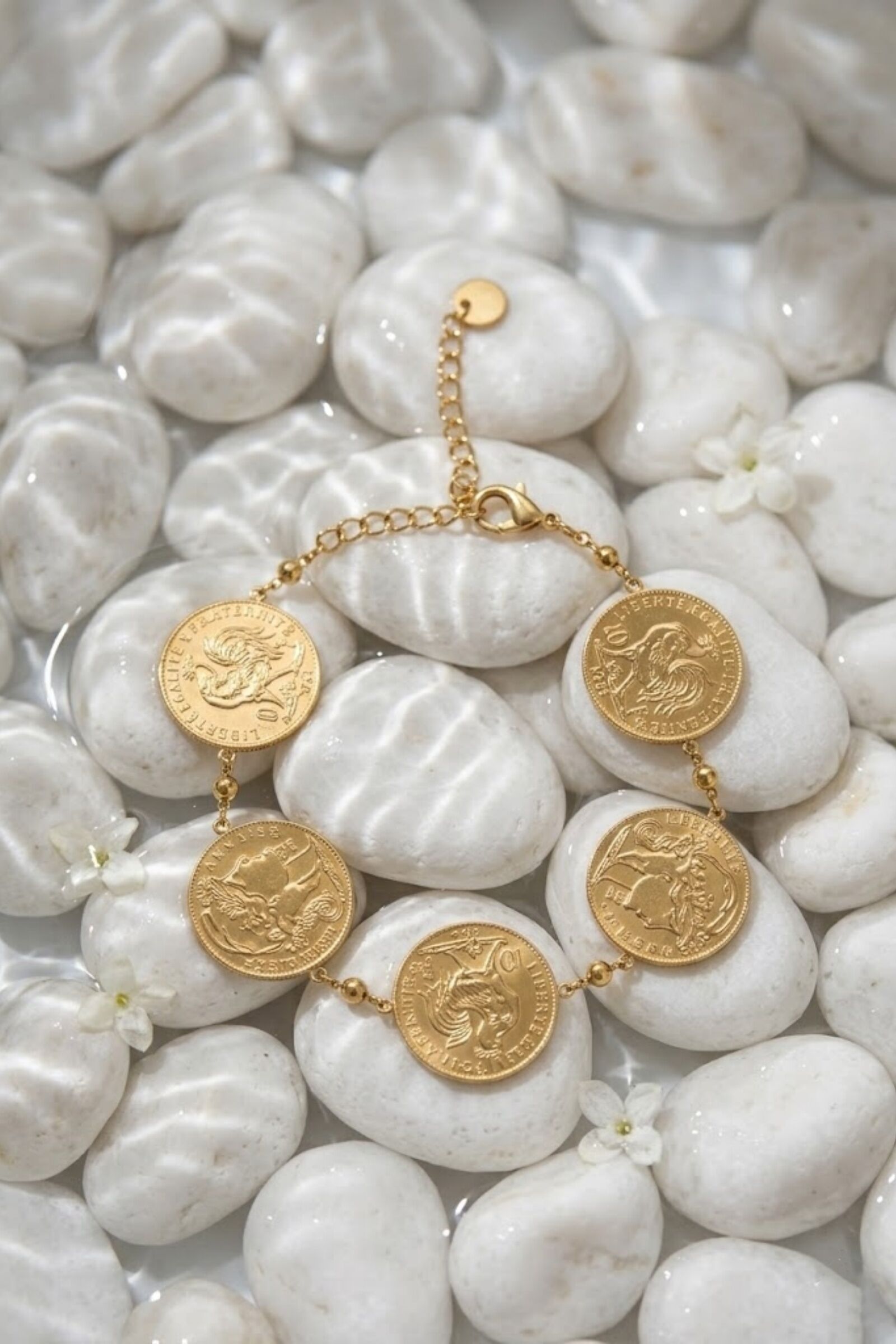 Bracelet Pièce Acier Inoxydable – Style Chic & Intemporel