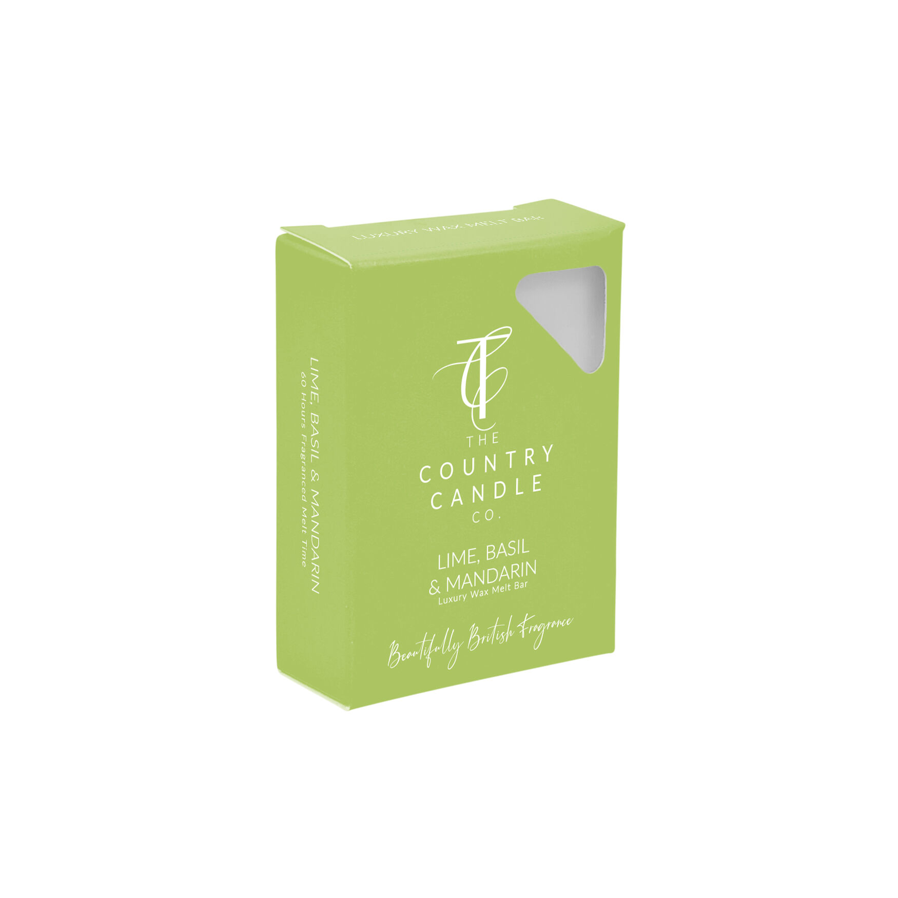 NEW PASTELS-Lime, Basil & Mandarin 60 hour Wax Melt Bar