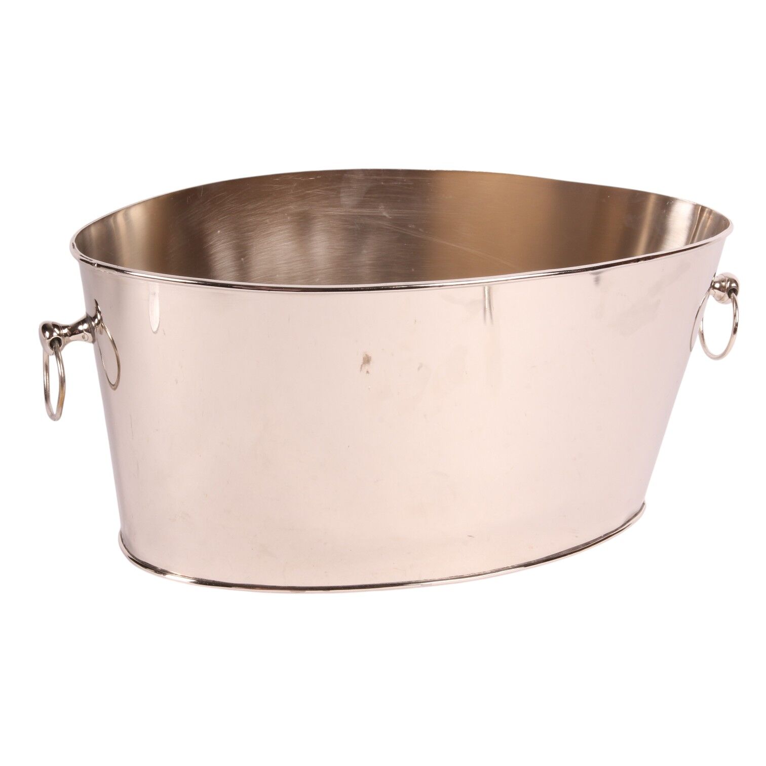 Champagne Cooler with Handles - Silver -