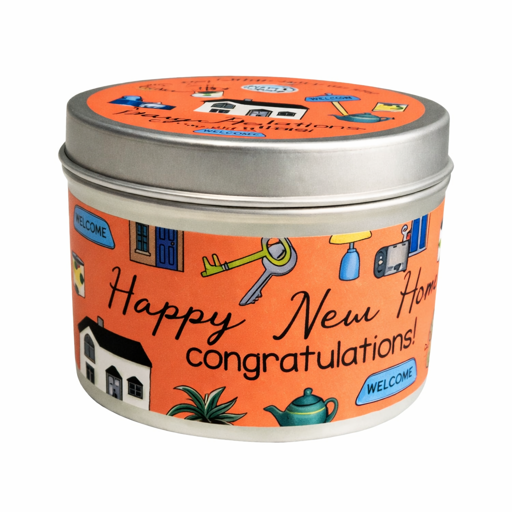 NEW EMMA LAWRENCE-SENTIMENTS-Happy New Home Mini Tin Candle