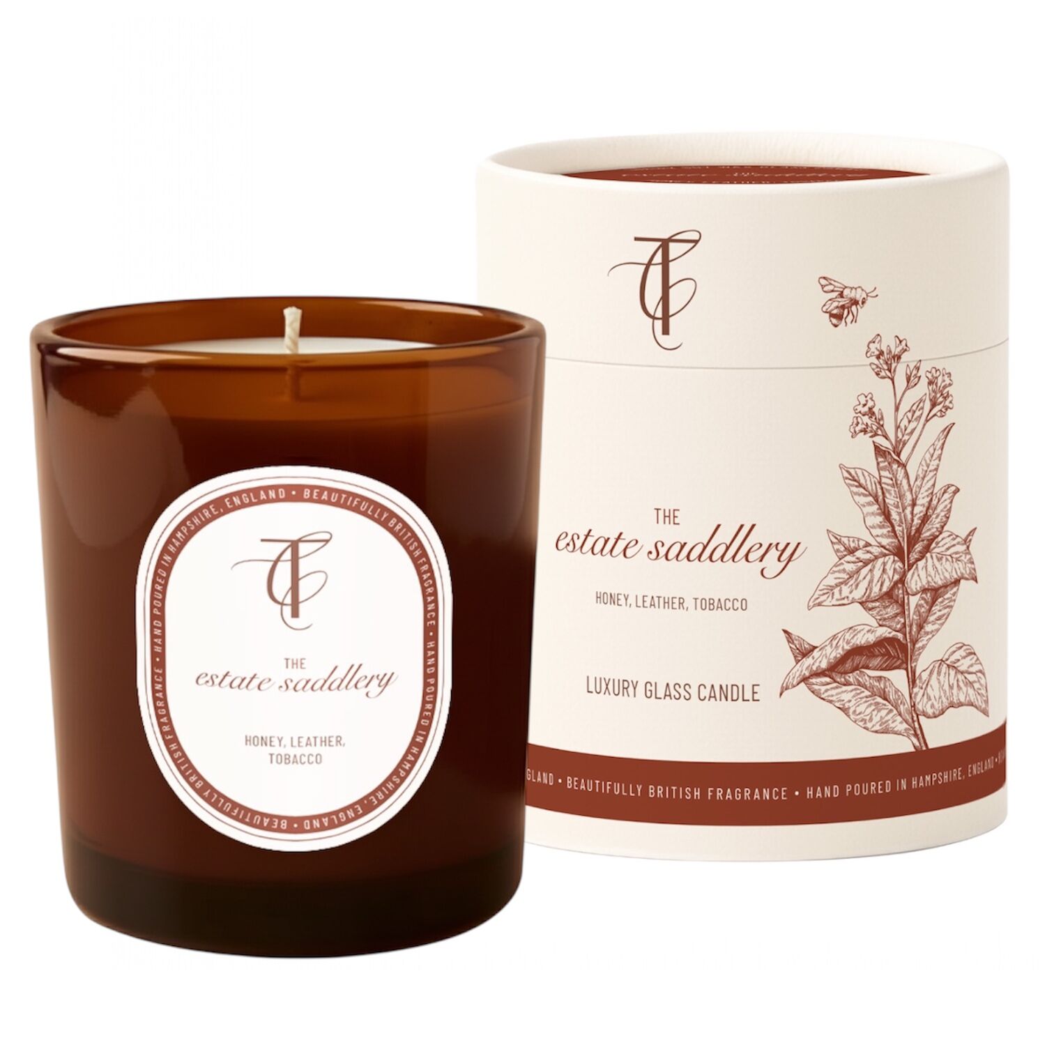 COAST & COUNTRY-The Estate Saddlery 230g Glass Soy Wax Candle