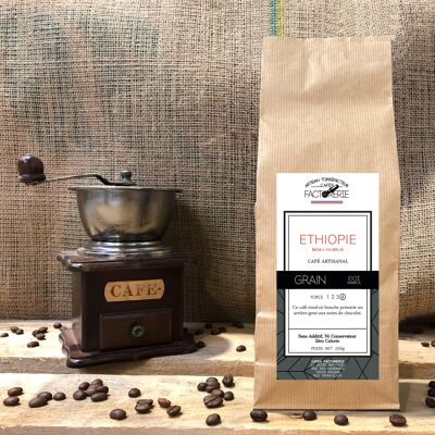 ETHIOPIA MOKA HARRAR COFFEE GRAIN - 250g