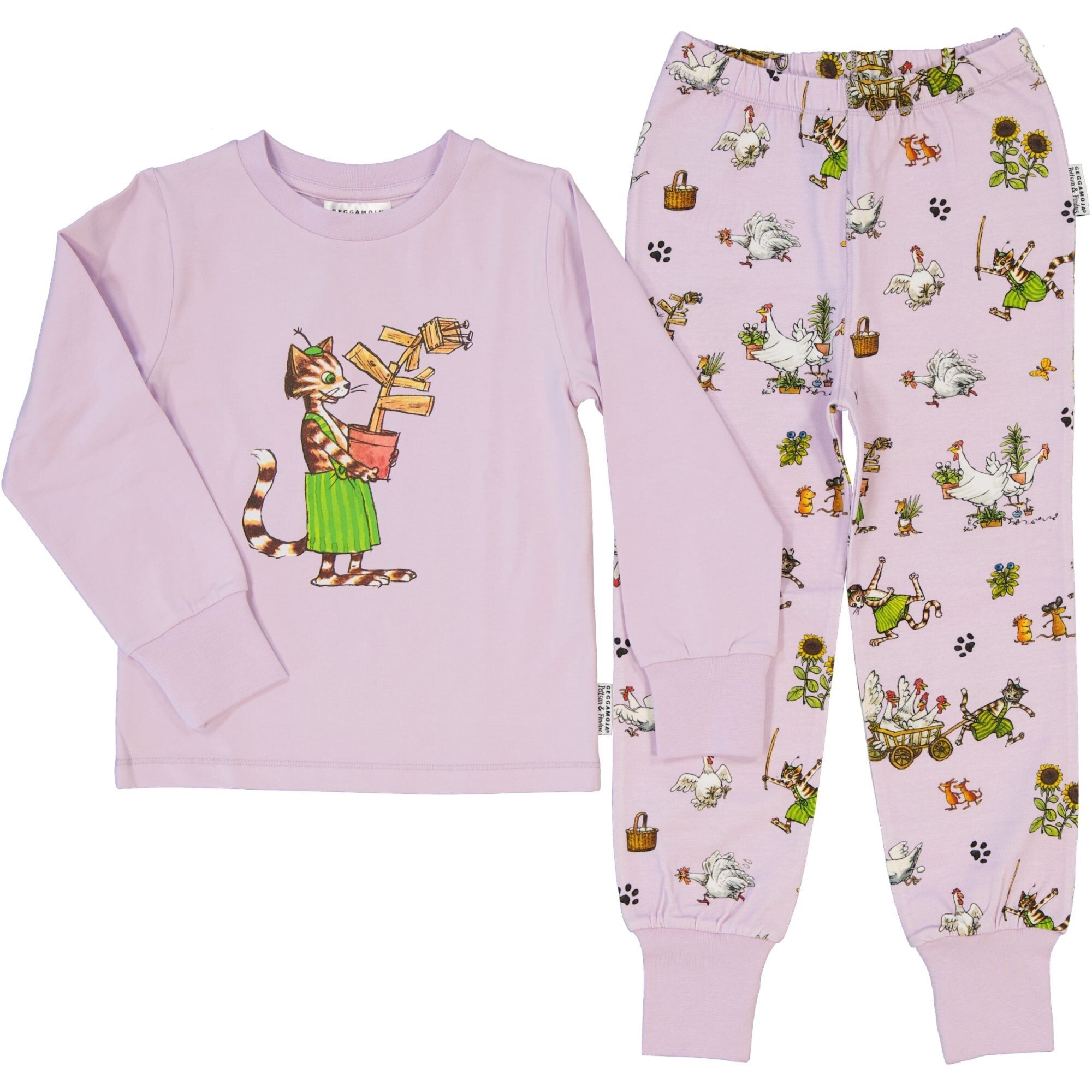 Two-piece pajamas Pettson and Findus Purple