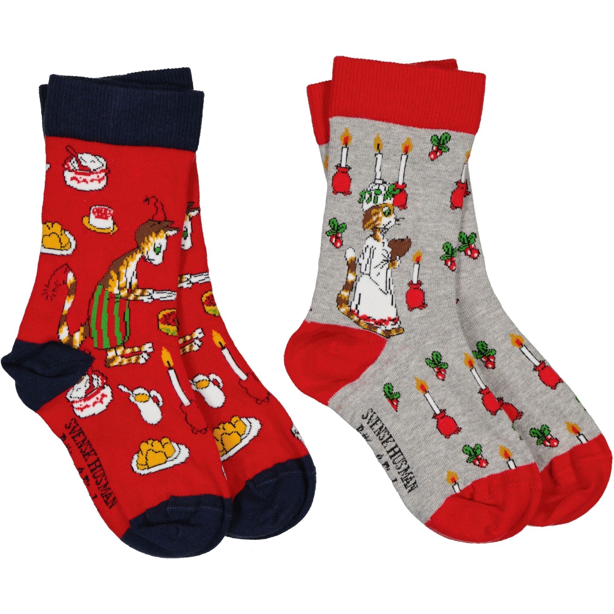 Socks two-pack Pettson and Findus Christmas