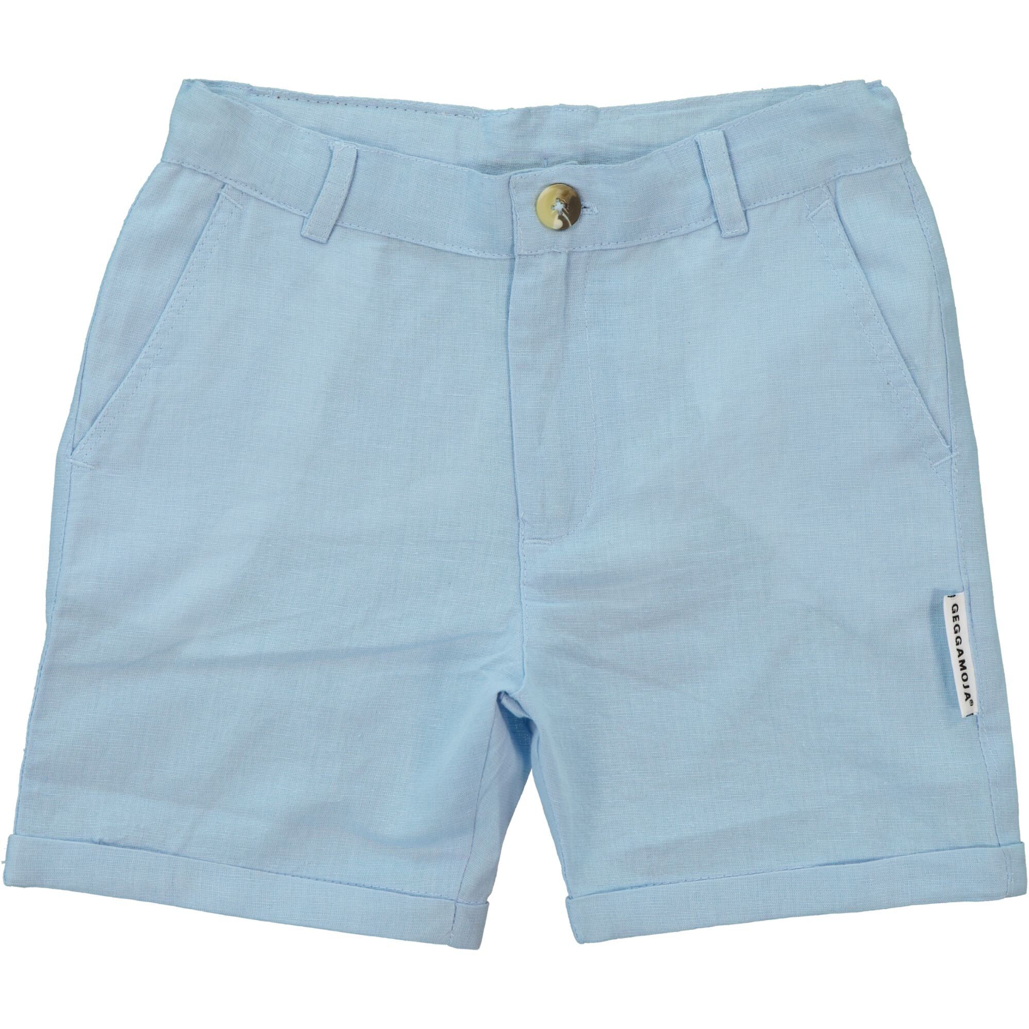 Linen Shorts Light Blue