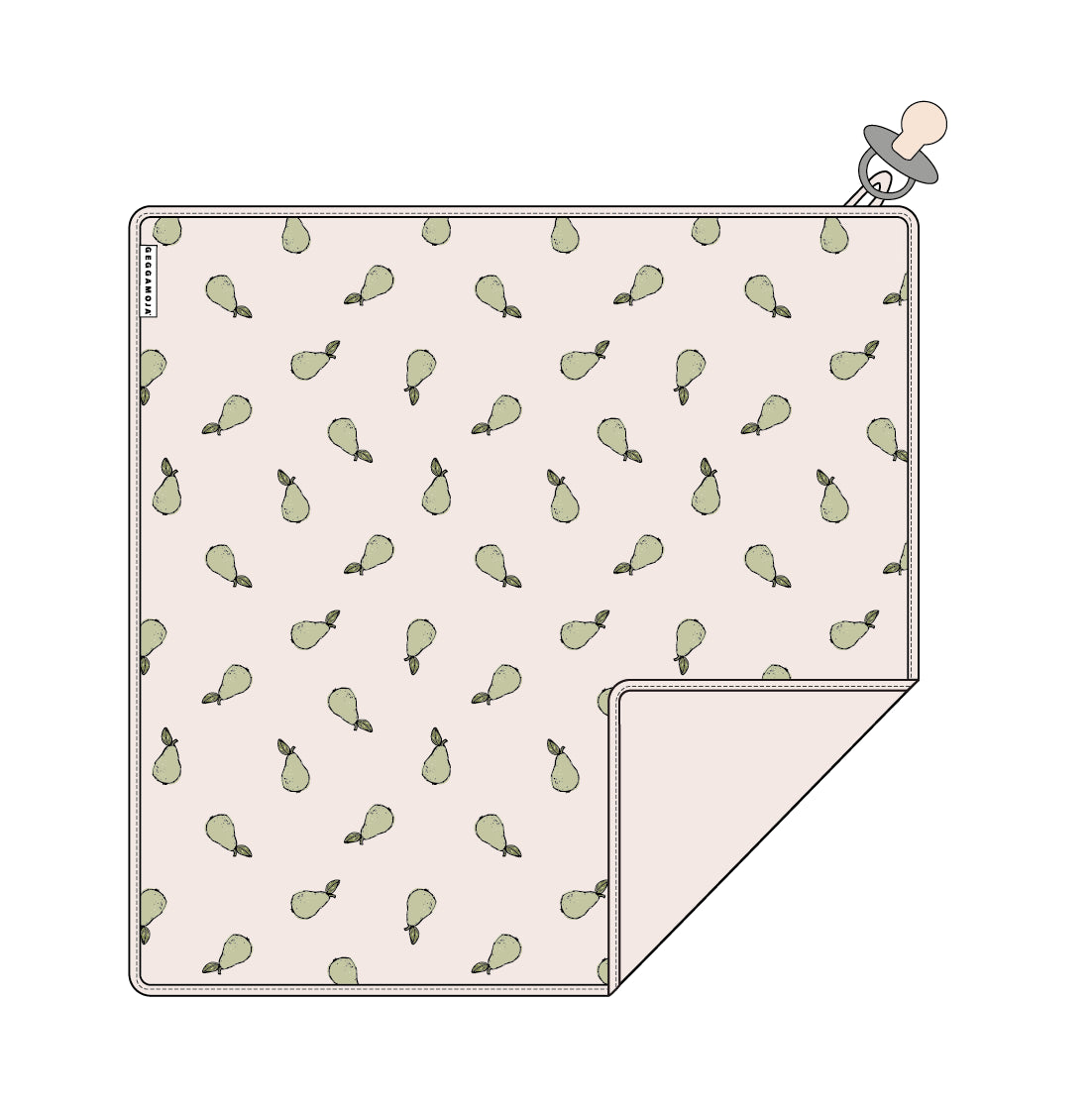 Baby Blanket Bamboo Pears