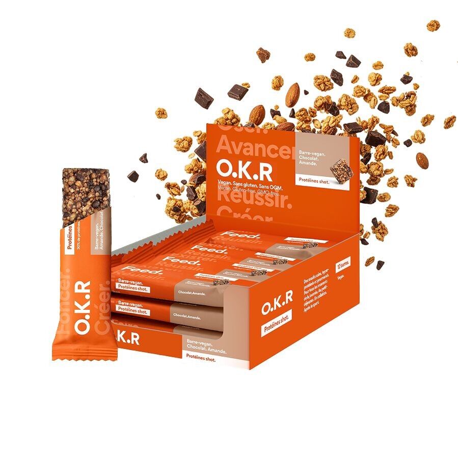 Barretta Proteica Vegana Cereali Cioccolato Mandorle