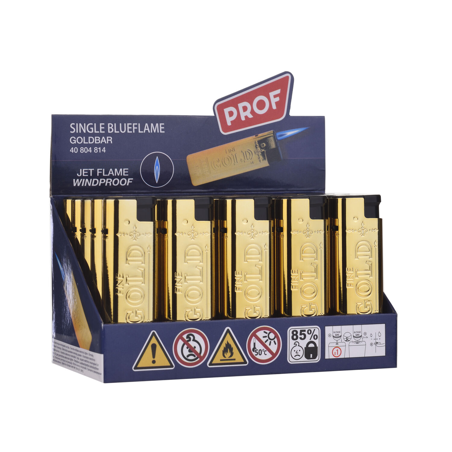 Briquet Blueflame GOLDBAR