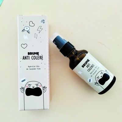 Anti-anger floral water mist for children